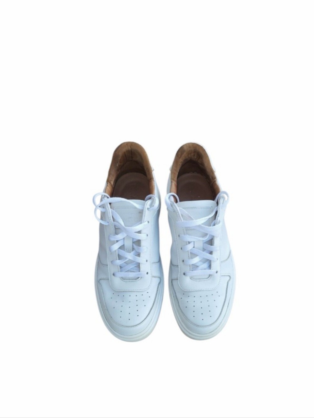 Allen Edmonds White Leather Owen Casual Sneaker Tennis Athletic Walk Shoe Men 11 - Picture 10 of 10